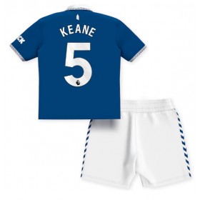 Everton Michael Keane #5 Hemmakläder Barn 2023-24 Kortärmad (+ Korta byxor)